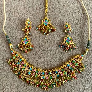 Colorful Full Indian Jewelry Set
